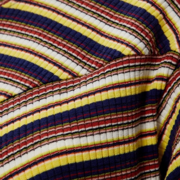 NWT Marques Almeida 7FAM Cotton Paneled Short Sleeve Shirt Small Colorful - Picture 3 of 9